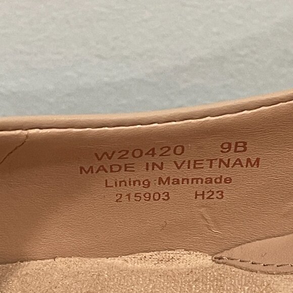 Cole Haan Go-to Park Pump Womens 9B Nude Leather Pointed Toe Stiletto Heels - Picture 12 of 13